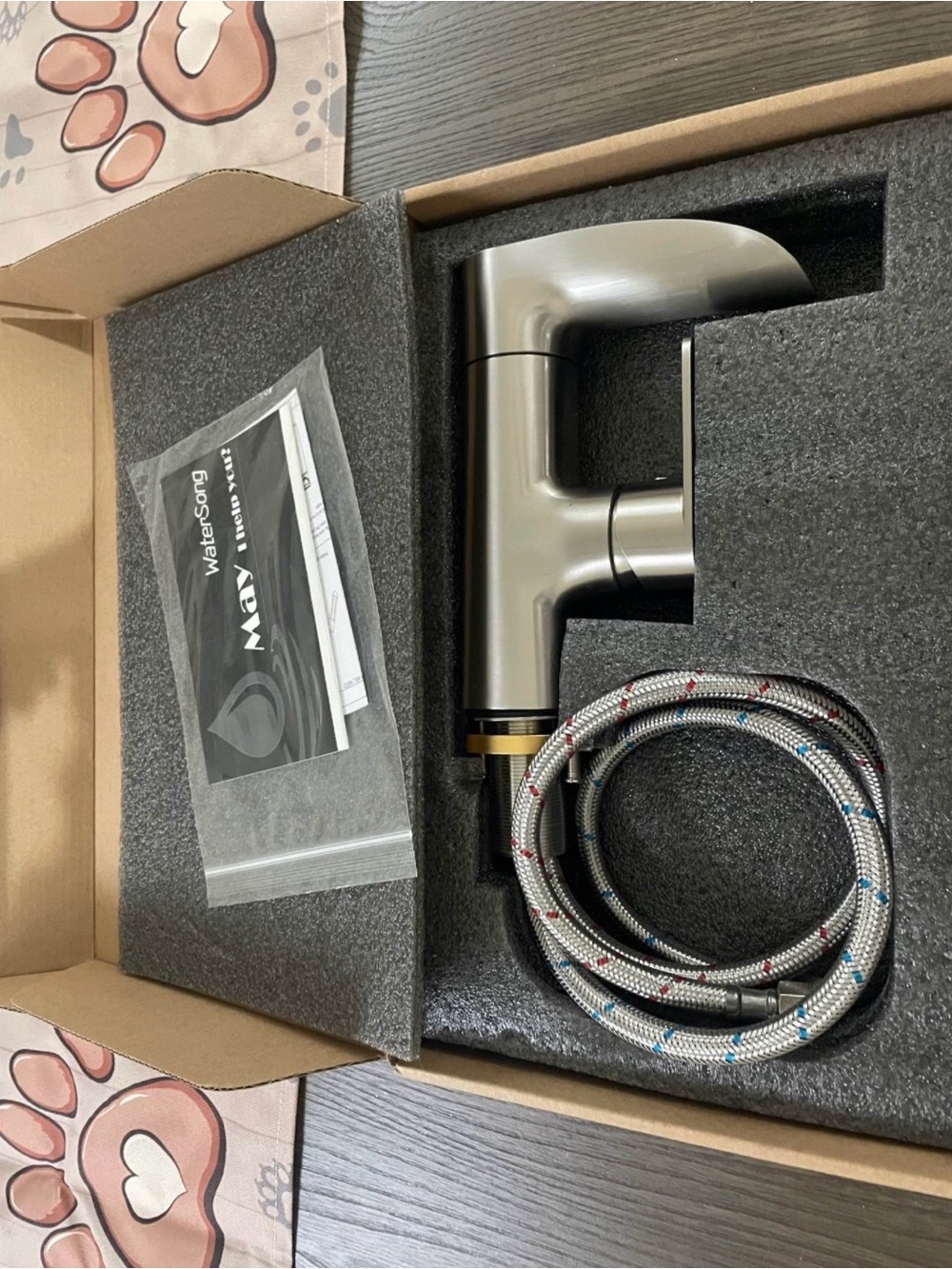 Watersong Brushed Nickel Single-Handle Faucet